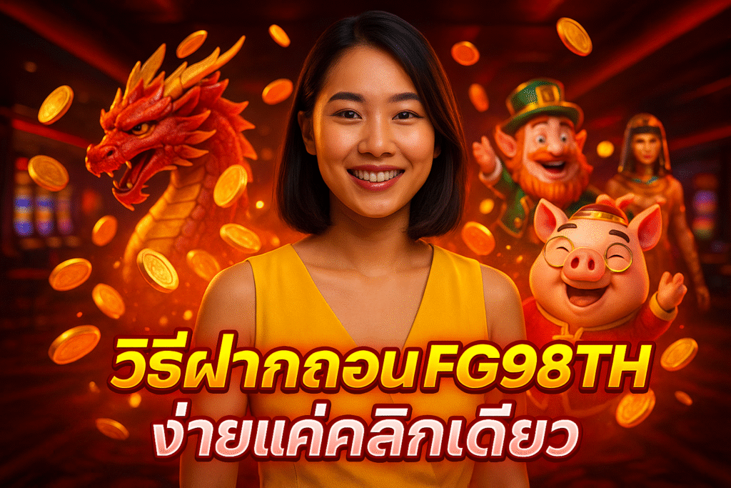 วิธีฝากถอน FG98TH ง่ายแค่คลิกเดียว