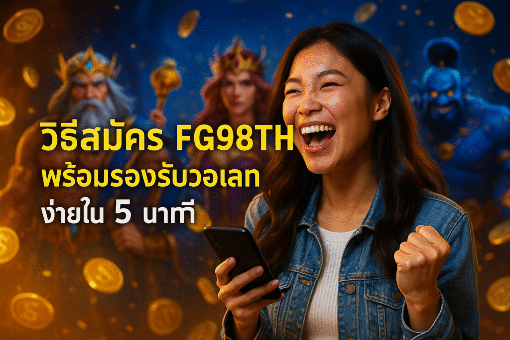 วิธีสมัคร FG98TH พร้อมรองรับวอเลท ง่ายใน 5 นาที